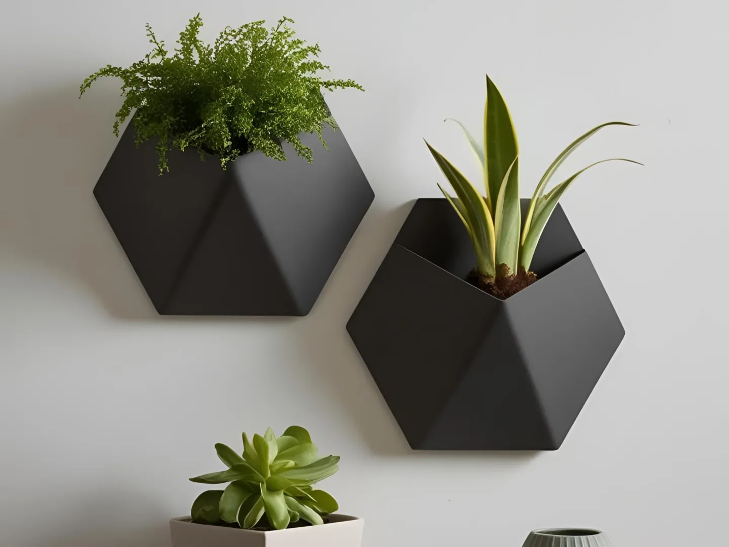 Wall-Mounted Minimalist Plant Pot